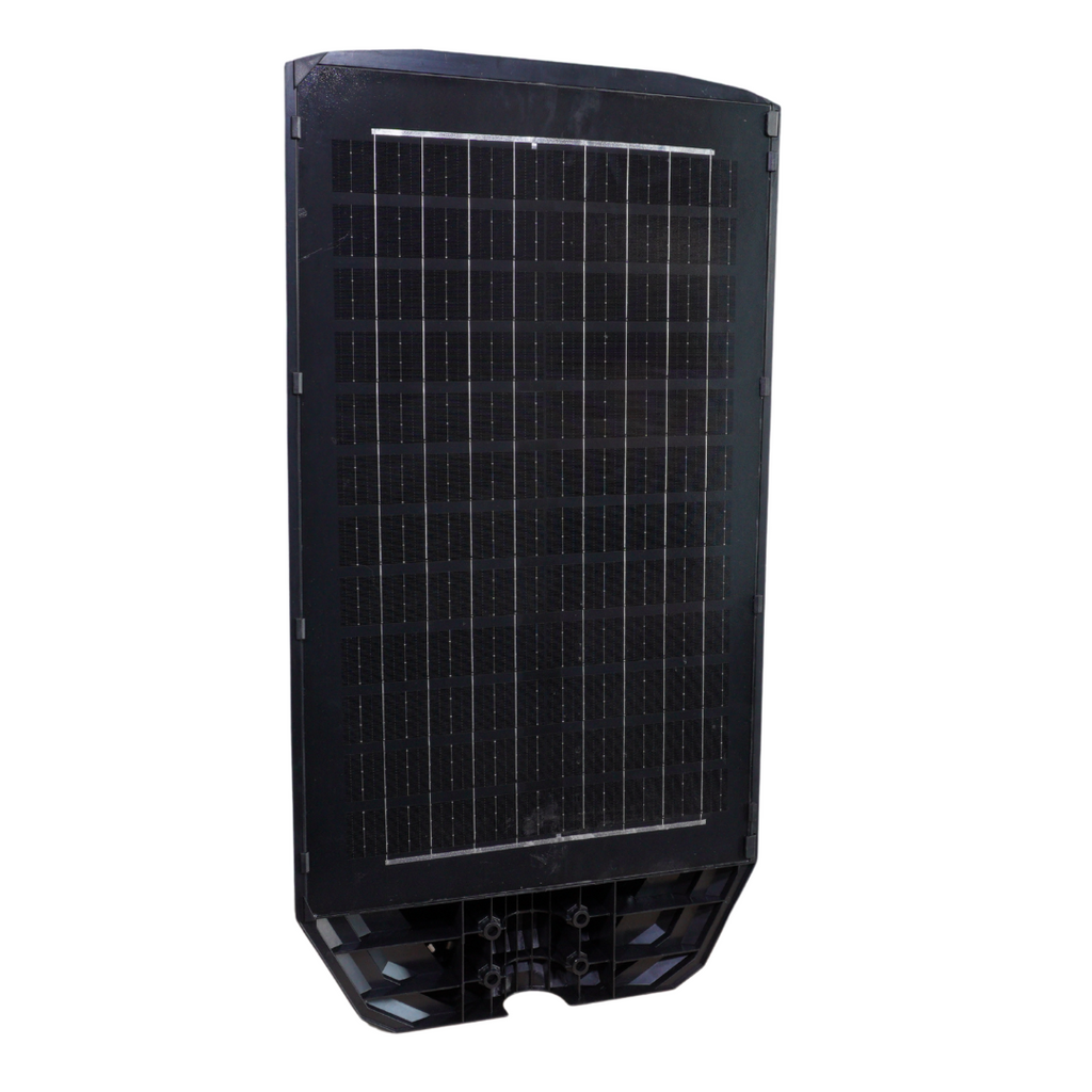 Lampa Solară Stradală Polaris Innova 1600W – LED 120.000 lm, Senzor Lumină/Mișcare și Telecomandă, IP66 & Suport Prindere+Cadou Surpriză
