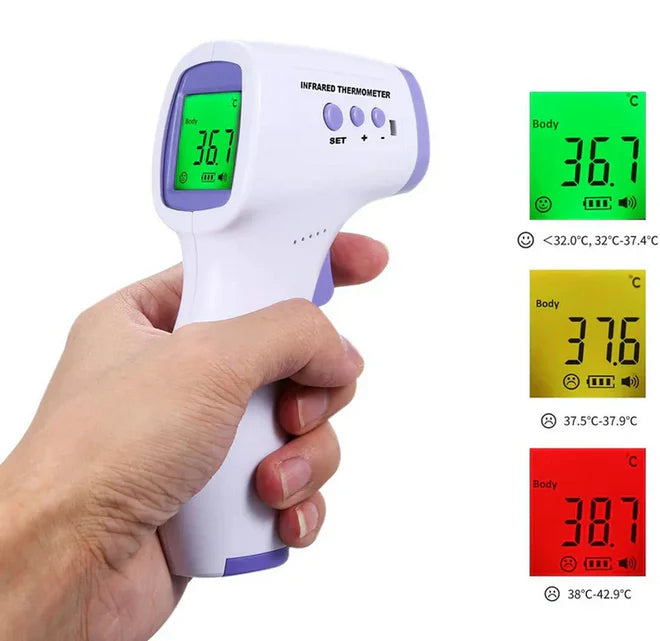 Non-Contact Infrared Thermometer and Digital Pulse Oximeter Pack