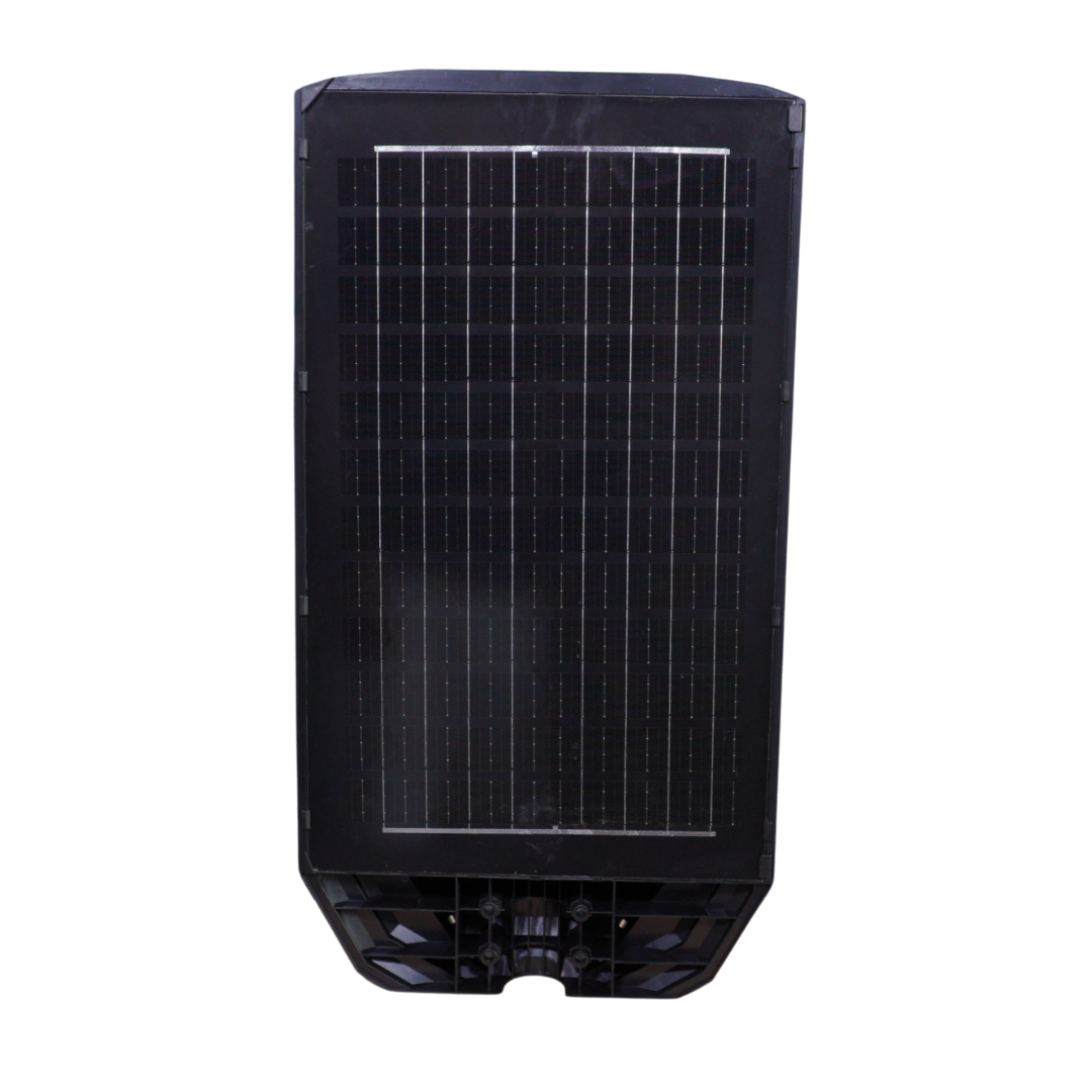 Lampa Solară Stradală Polaris Innova 1600W – LED 120.000 lm, Senzor Lumină/Mișcare și Telecomandă, IP66 & Suport Prindere+Cadou Surpriză