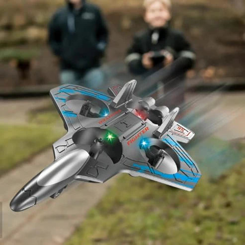 Avion de Luptă cu Telecomandă cu 4 Elice, pentru Copii, 360°