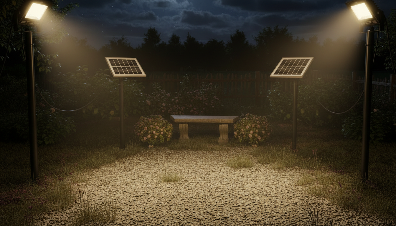 Set 4 x Proiector Solar Innova 100W, IP66, Indicator Baterie, Telecomandă, 6500k, 3 Ani Garanție