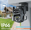 Camera de Supraveghere WiFi Tuya Profesionala, viziune color pe timp de noapte, IP66, audio bidirectional, tracking inteligent