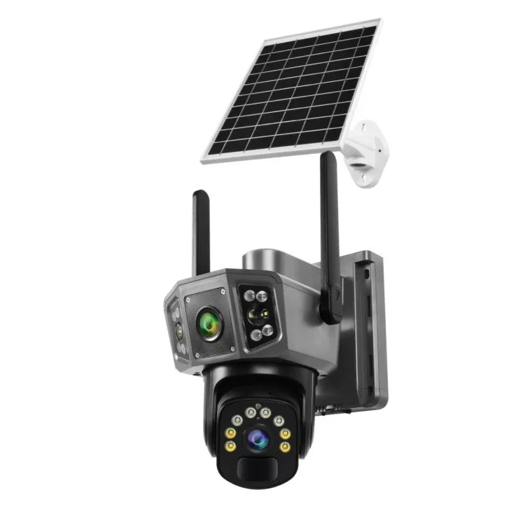 Camera Supraveghere Solara Dubla INNOVA WIFI , 6MP , Full HD, PTZ 360°, baterie 12000mAh, 3 ani garantie