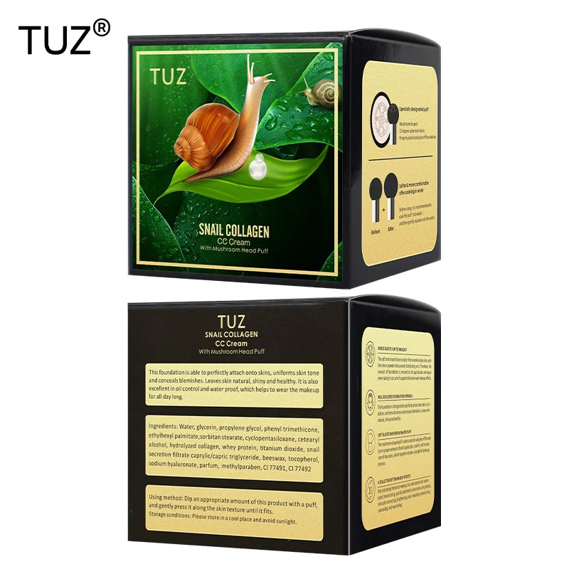 Fond de Ten CC Cream Air Cushion cu Colagen de Melc, Nuanța 02 Natural Skin - 1+1 Cadou, Aplicator Burete