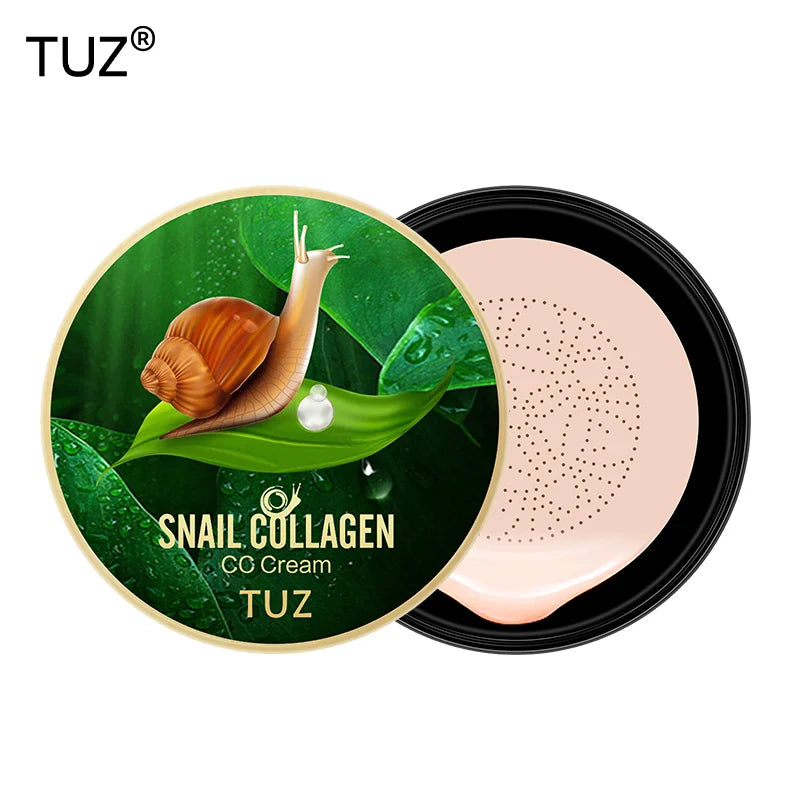 Fond de Ten CC Cream Air Cushion cu Colagen de Melc, Nuanța 02 Natural Skin - 1+1 Cadou, Aplicator Burete