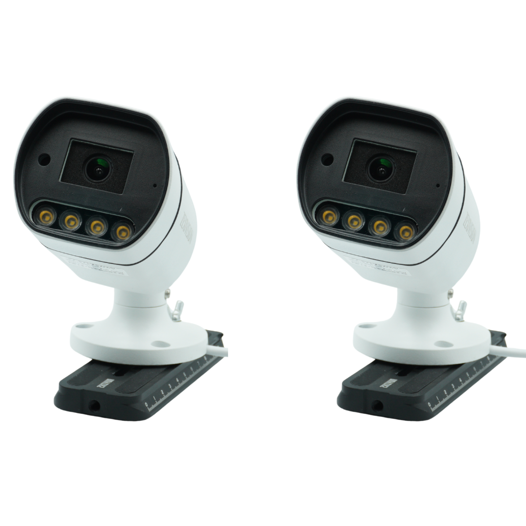Zexivision Turbo HD 5MP Full-Color 4K Video Surveillance Kit, Audio, HDMI, Integrated Alarm, Real-Time Viewing
