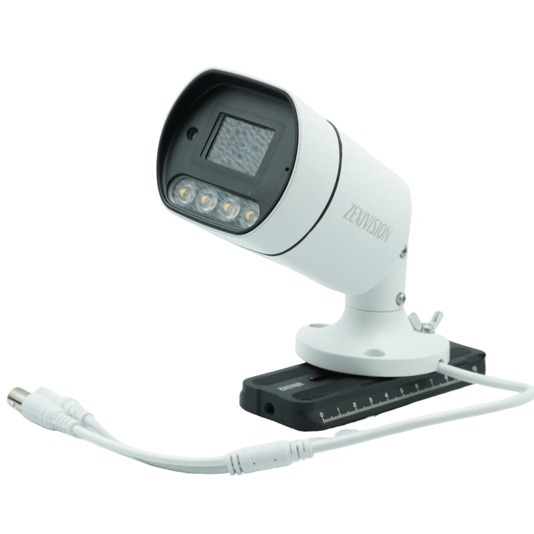 Zexivision Turbo HD 5MP Full-Color 4K Video Surveillance Kit, Audio, HDMI, Integrated Alarm, Real-Time Viewing