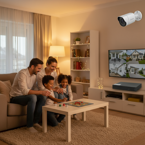 Zexivision Turbo HD 5MP Full-Color 4K Video Surveillance Kit, Audio, HDMI, Integrated Alarm, Real-Time Viewing