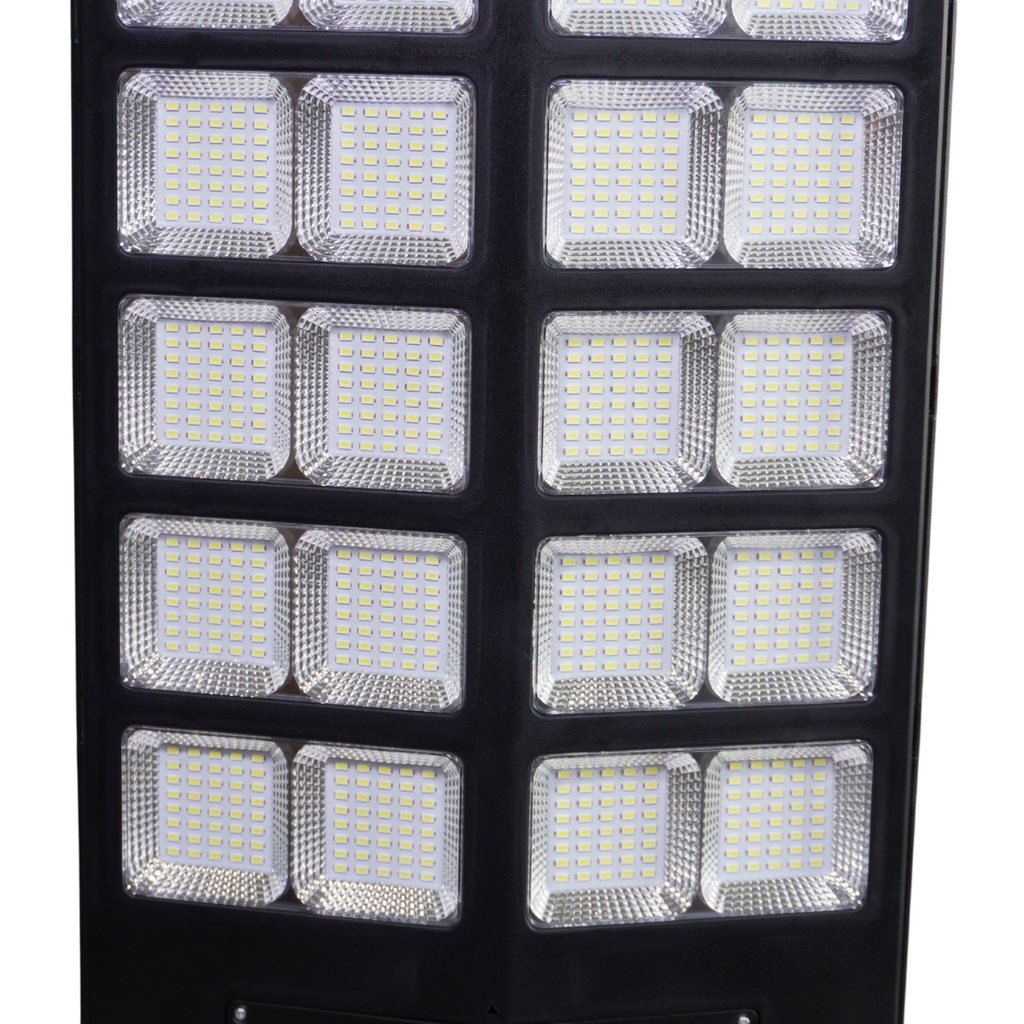 Lampa Solară Stradală Helio PRO Innova 1000W – LED 80 000 lm, Senzor Mișcare, Senzor Lumină IP66, Telecomandă & Suport Prindere + Cadou Surpriză