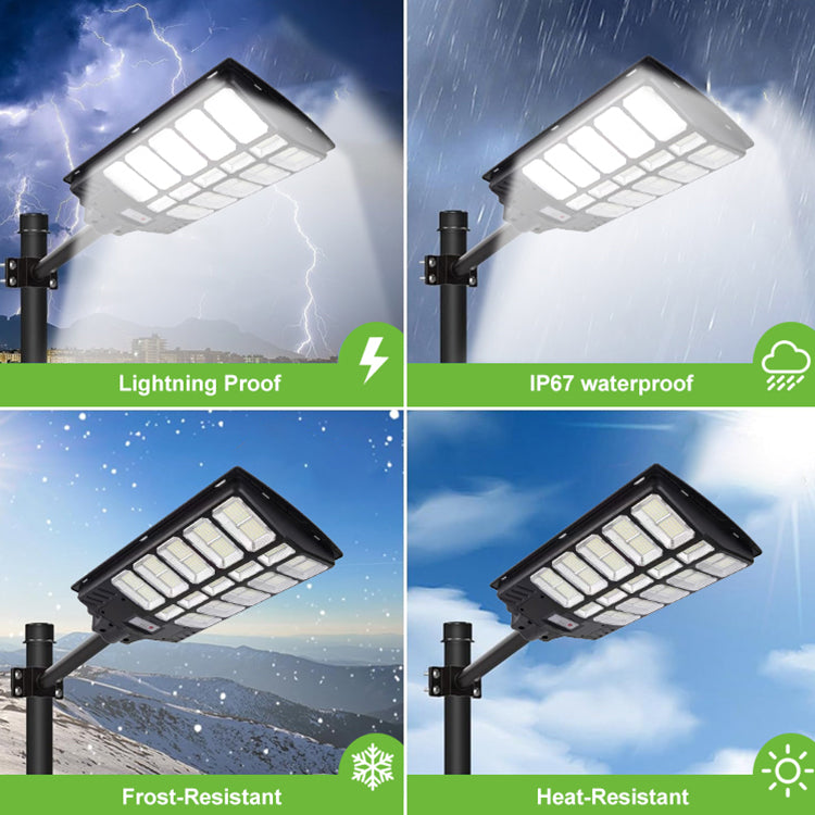 Innova Viper 1500 W Lampa Stradală Solară, Telecomandă, IP67, Senzor de Mișcare, Senzor de Lumină