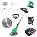 Black Friday - Mașină de tuns iarba electrică cu acumulator 2 x 48V, 18000 RPM, extensibilă + 9 accesorii