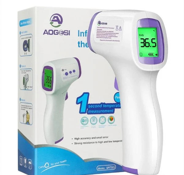 Home Health Pack: Digital Blood Pressure Monitor and Non-Contact Infrared Thermometer
