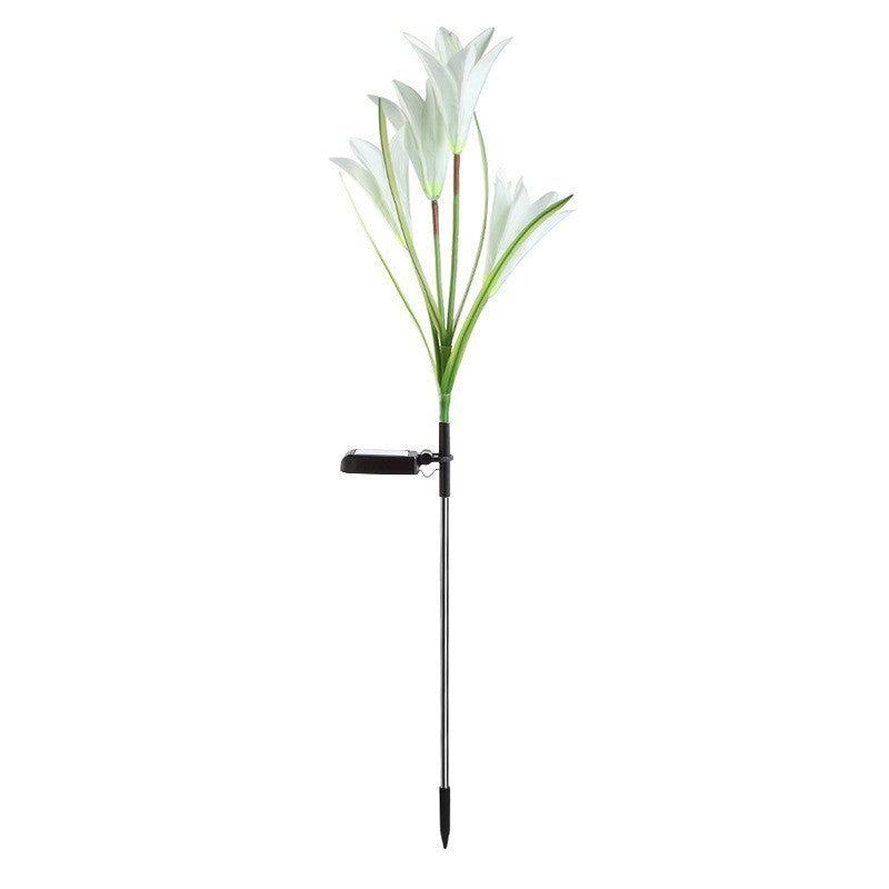 Set 4 Lumini Solare Crini Decorative, 70cm, IP66, LED cu Senzor de Lumină