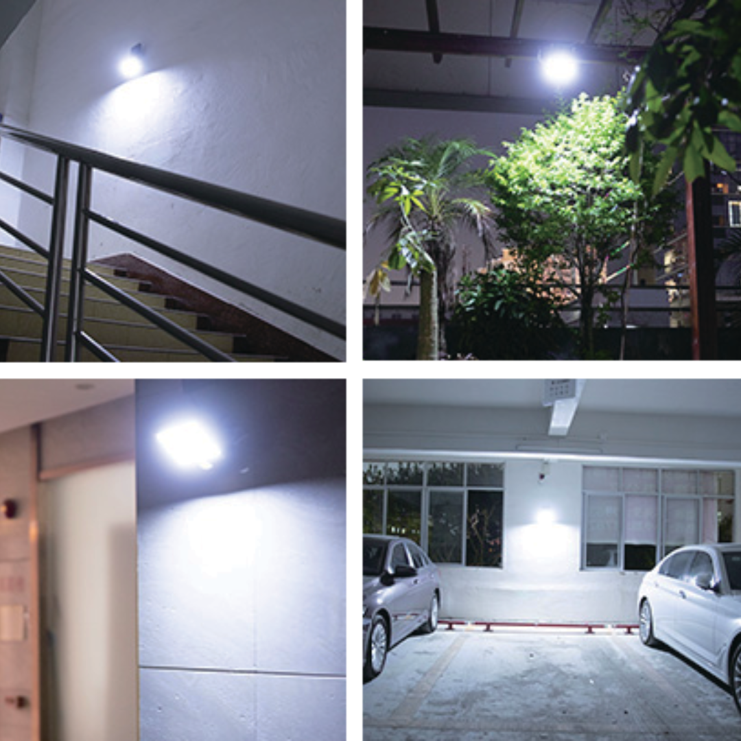 Set 4x Solar Lamps T9 INNOVA Smart Home, 160 COB LEDs, 8 Quadrants, Motion Sensor, Detachable Panel, IP66 + Remote Control, Gift + 3 Year Warranty
