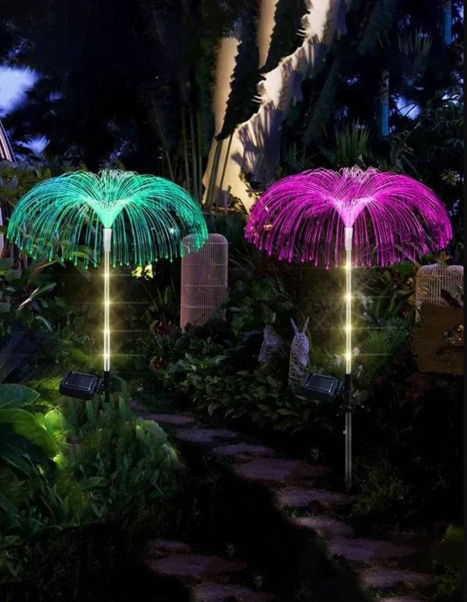 SET 2 x Lampa Solara Gradina Tip jellyFISH - RGB