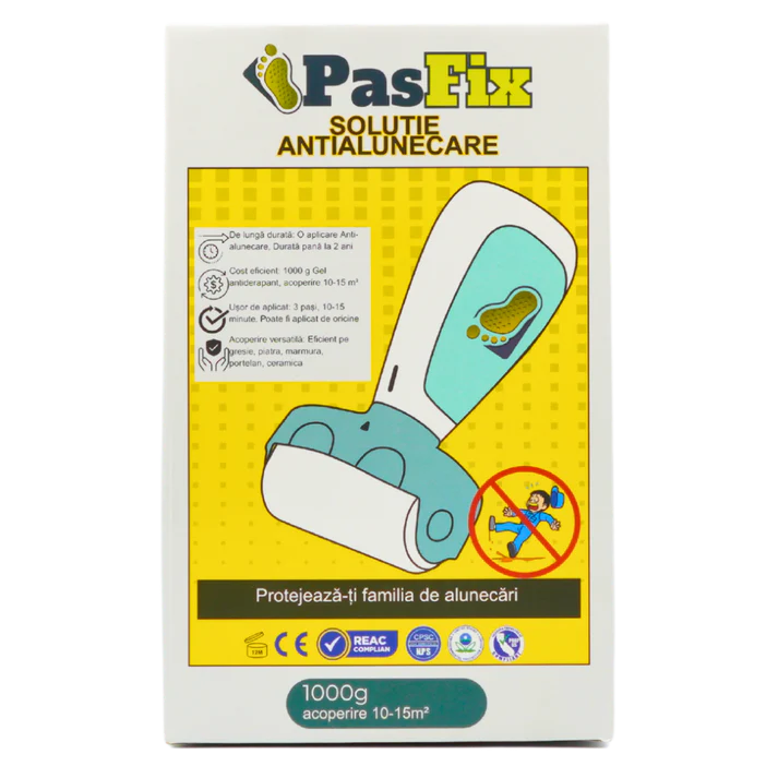 Anti-Slip Solution PasFix 1L – Safe protection for tiles, stone, and marble without applicator roller