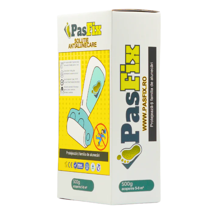 PasFix Anti-slip Solution 500ml – Protection for tiles, faience, marble, natural stone with applicator roller
