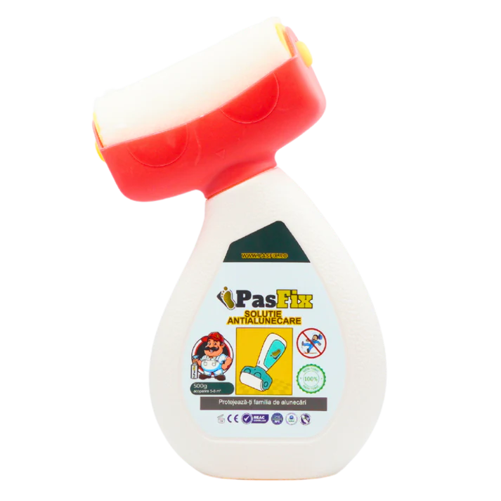 PasFix Anti-slip Solution 500ml – Protection for tiles, faience, marble, natural stone with applicator roller
