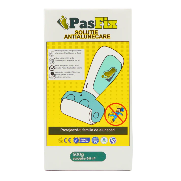 PasFix Anti-slip Solution 500ml – Protection for tiles, faience, marble, natural stone with applicator roller
