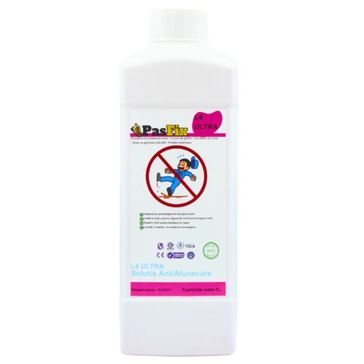 PasFix L4 ULTRA Anti-slip Solution 1L - Professional protection for glossy floors, high-grease areas and outdoor floors