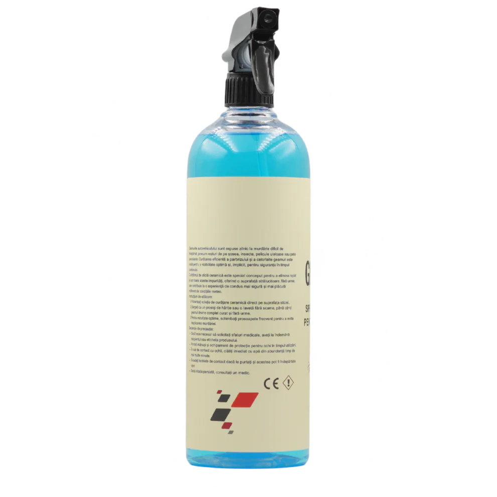 Spray Ceramic pentru Geamuri IQ17 – protecție hidrofobă anti ploaie, 1000 ml