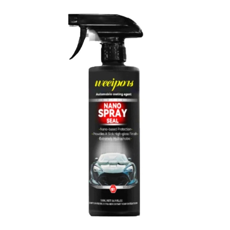 Spray Nano Ceară Auto pentru Luciu și Protecția Caroseriei, 437 ml - 1+1 Cadou