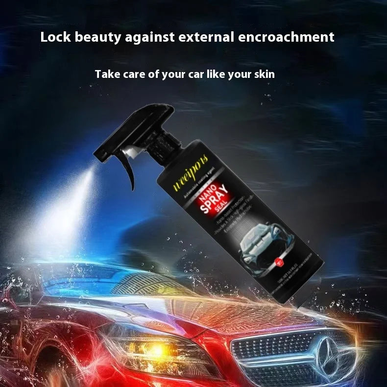 Spray Nano Ceară Auto pentru Luciu și Protecția Caroseriei, 437 ml - 1+1 Cadou