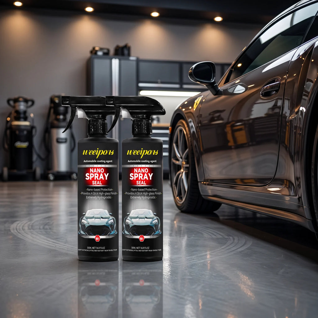 Spray Nano Ceară Auto pentru Luciu și Protecția Caroseriei, 437 ml - 1+1 Cadou